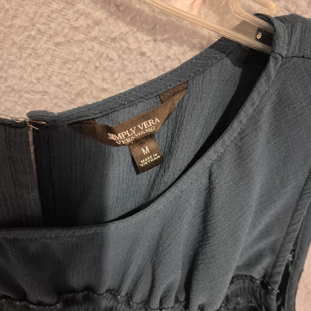 Jade Green Babydoll Blouse - Picture 3 of 5